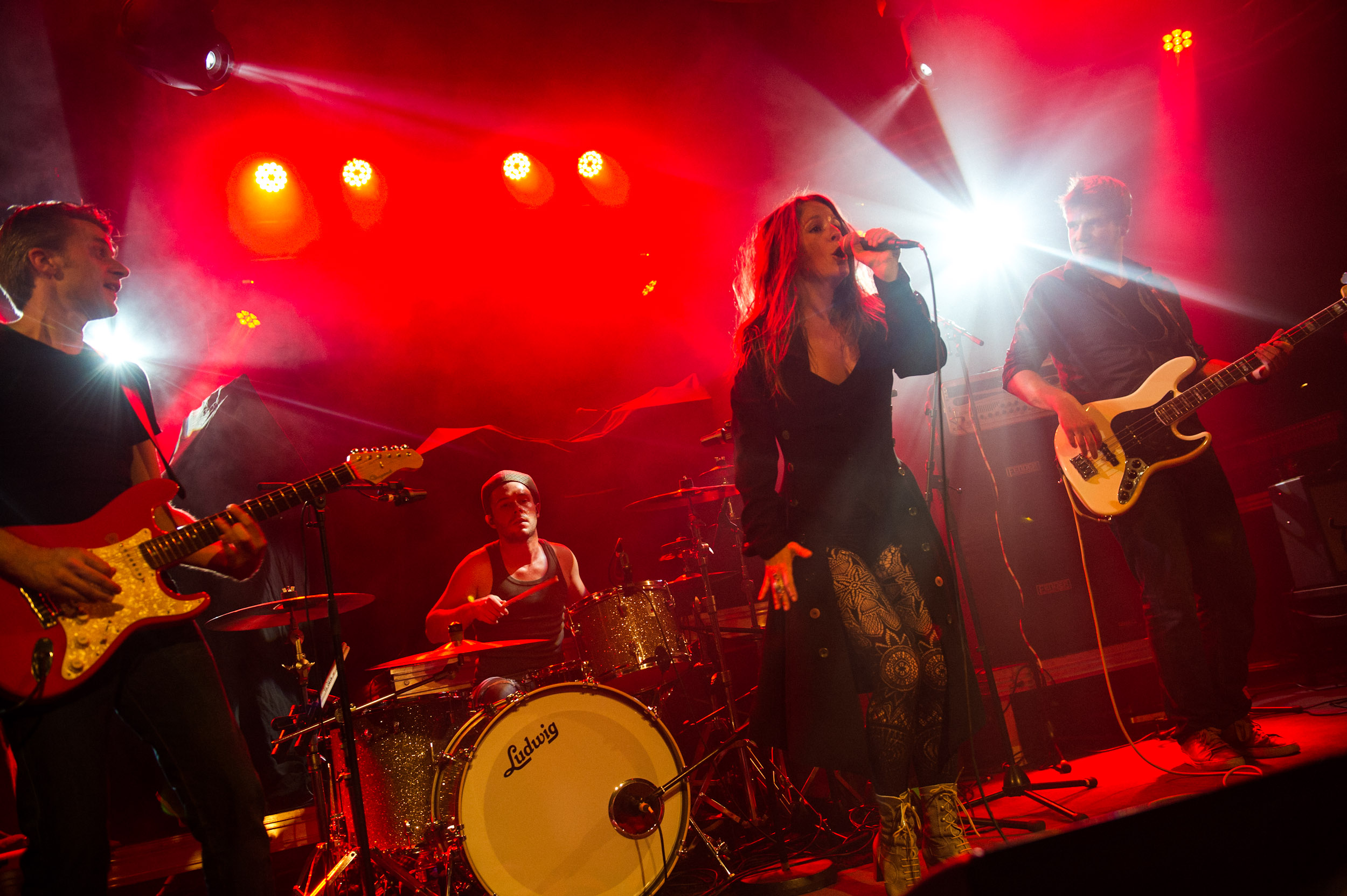 COGNAC: Charly and the Wagabonds perfomrs in West rock. 18/04/2014